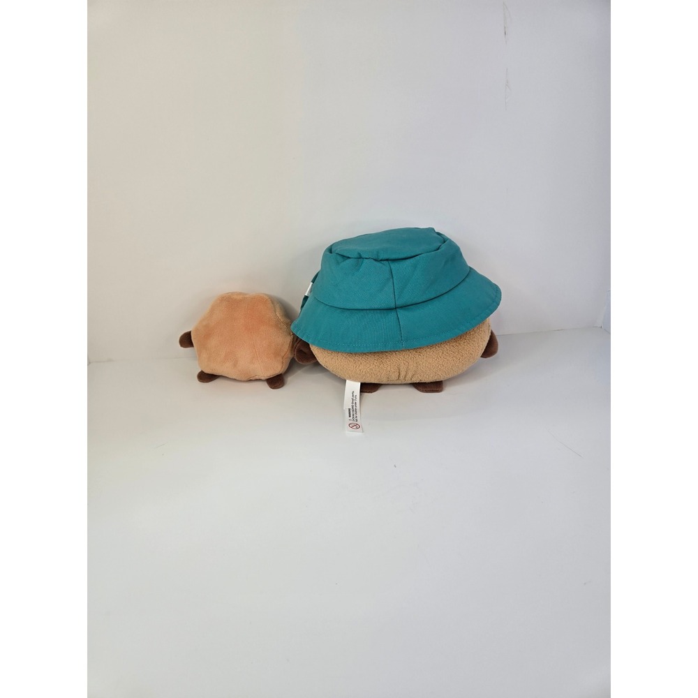 BT21 Shooky Plush with Teal Bucket Hat and Friend Line Friends BTS - Picture 2 of 6